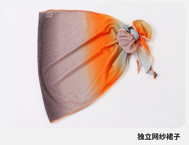 Female Summer Covering Belly Thin New Hot Girl Sexy Open Back Swimsuit