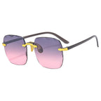 Rimless Square Sunglasses For Women