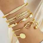 Creative Simple Temperament Lady Twisted Hip Hop Style Bracelet