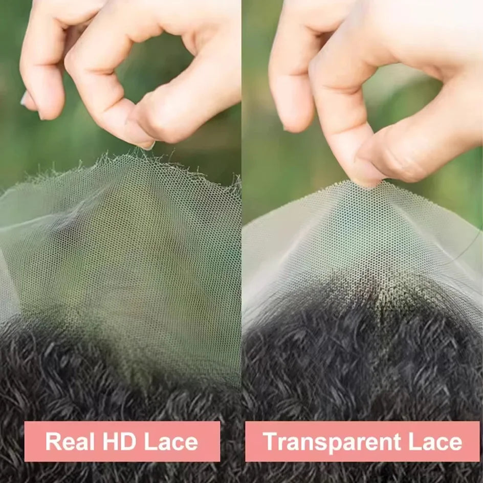 Varlea 40 Inch 13x4 Lace Front Wigs Deep Wave Wig Curly Hd Lace Wig 13x6 Human Hair Water Wave Black Wig Brazilian 220% Density