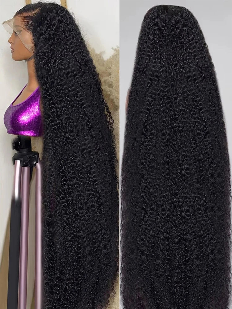 Water Curly 300 Density Glueless Human Hair Lace Front Wig Loose Deep Wave Brazilian 13x6 360 Full HD Lace Frontal Wig For Women