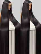 200% Long 40 Inch Bone Straight Human Hair Wigs 13x5 HD Lace Frontal Wig 13x6 Brazilian Black 360 Full Lace Front Human Hair Wig