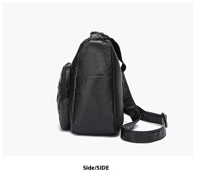 Women's Leather Large-capacity Crossbody Bag