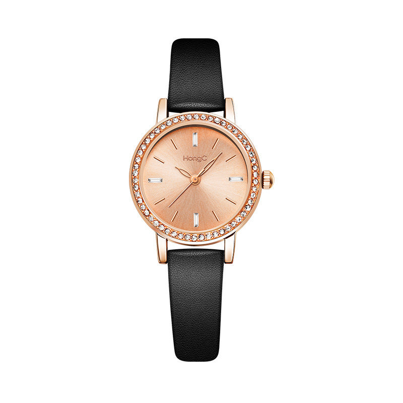 Women's Watch Student Fashion Diamond Quartz Watch