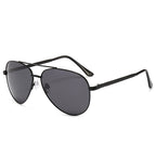 Metal Polarized Sunglasses Men's Large Frame Glasses