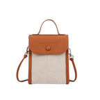 Simple Small Square Fashion Colorblock Shoulder Messenger Bag