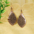 Retro Women's Fashion Personalized Printed Earrings