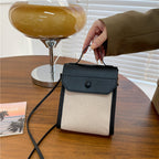 Simple Small Square Fashion Colorblock Shoulder Messenger Bag