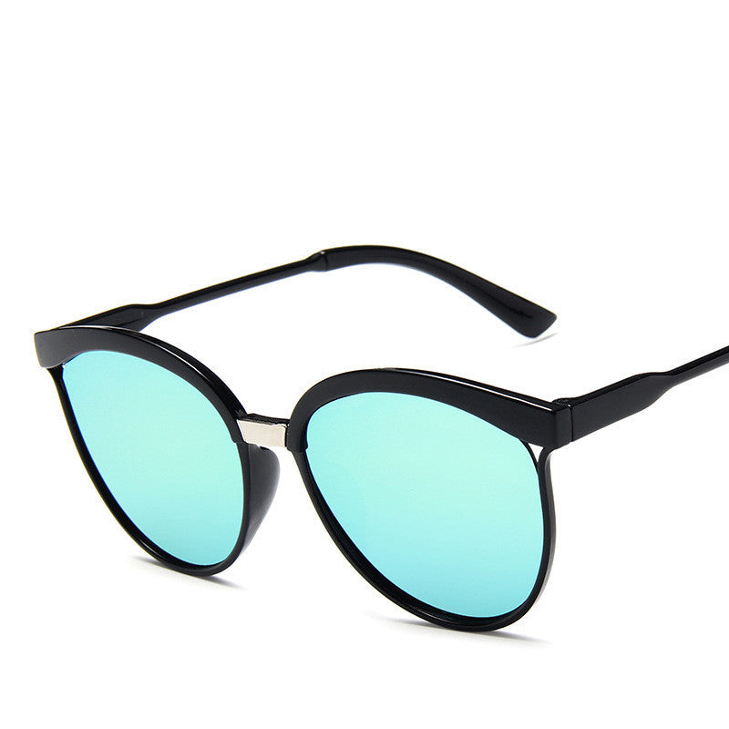 New Large Rim Sunglasses European And American Fashion Colorful Glasses Black Eyebrows Handsome Beautiful Sunglasses