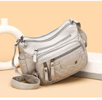 Women's Leather Large-capacity Crossbody Bag