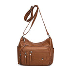Women's Leather Large-capacity Crossbody Bag