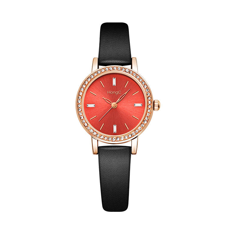 Women's Watch Student Fashion Diamond Quartz Watch